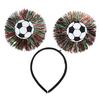 Football Headband with 3D Football Patch Anti-Slip Comfortable Hair Hoop for Adults