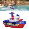 Urhomy Fire Boat Toy, Fountain Toy Ship with Music and Lights, Fireboat Toy, Water Spraying Ship Model, Electric Toy Ship Model, Fire Boat Toy,