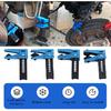 4PCS Car Brake Tubing Clamp Fluid Line Stoppers Vertical Oil Pipe Clamp Banjo Stopper Set For Fuel Rail Hose A/C Line Brake Line
