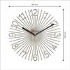 Star Design 12 Inch Handcrafted Stylish Elegant Analog Wooden Wall Clock for Living Room Hall Bedroom Office Gifting White Beech Wood