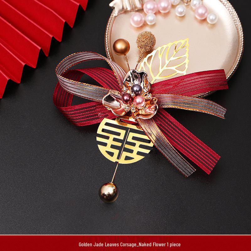 Полный набор свадебных бутоньерок и бутоньерок для невесты, жениха, шафера, подружки невесты и родителей