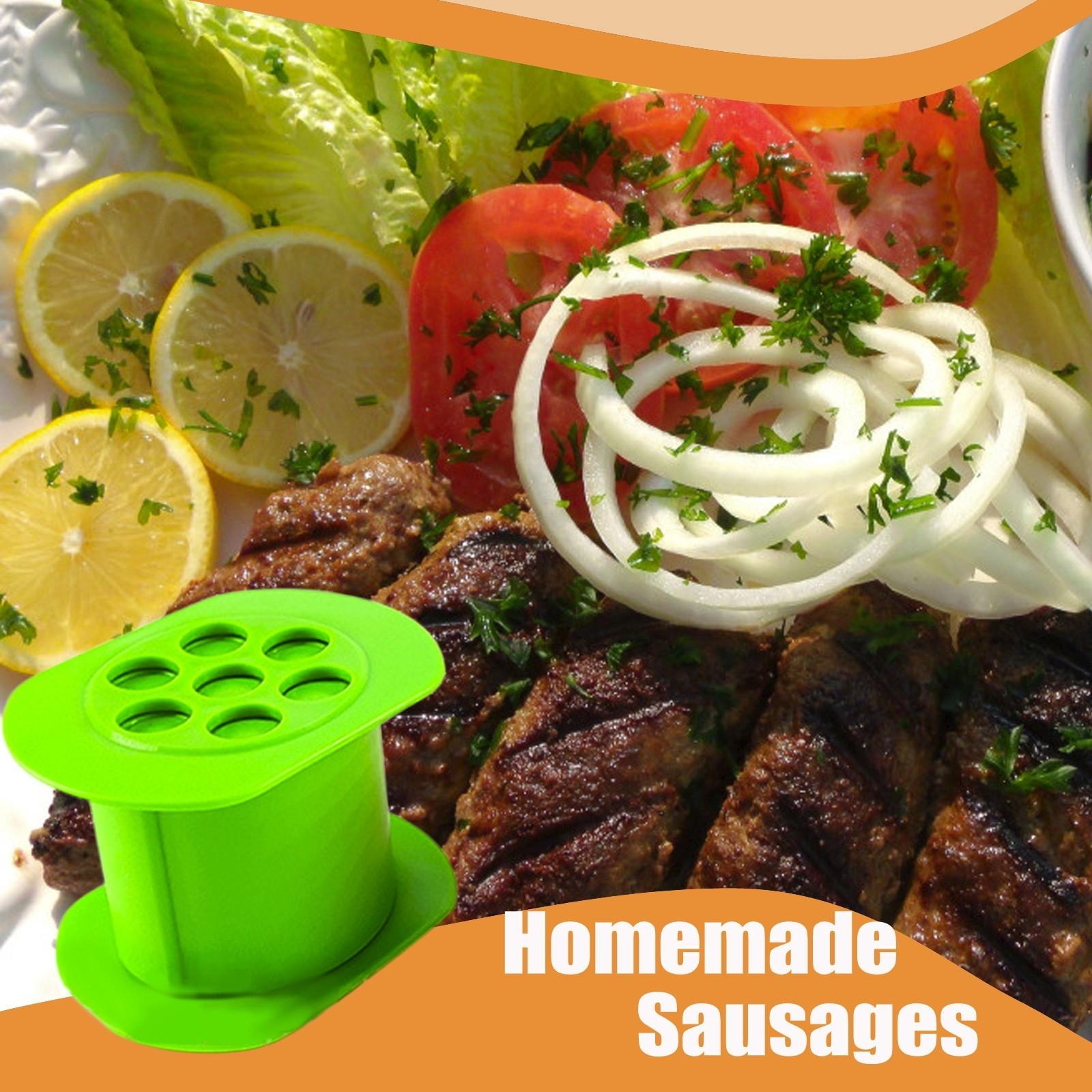 

Пресс-машина Cevapcici Ручная колбасная машина Наполнитель для мяса Ручной Сал