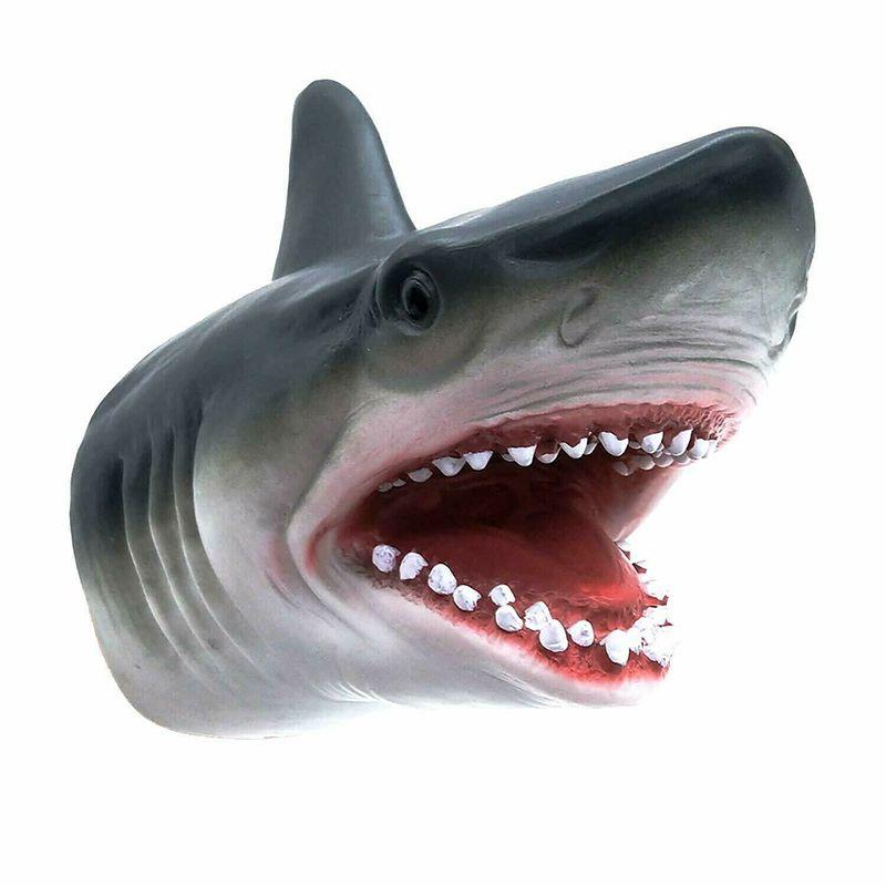 Premium Shark Head Hand Puppet Plush Toy For Kids Safe And Educational Fun