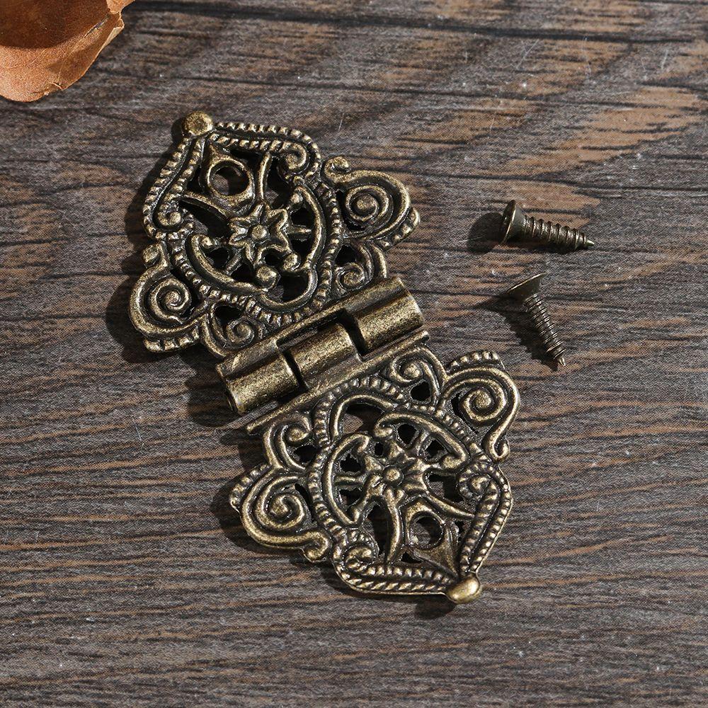 Wooden Box Zinc Alloy Cabinet Hardware Flower Hinge Hollow Door Butt Hinges Wooden Box Zinc Alloy Cabinet Hardware Flower Hinge Hollow Door Butt Hinges