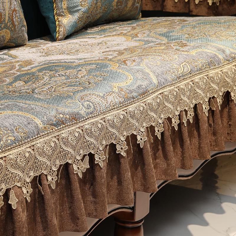 American Retro Sofa Cover Cushion Four Seasons General Luxury Non-slip Sofa Cover Home Decor Living Room Embroidery Slipcover