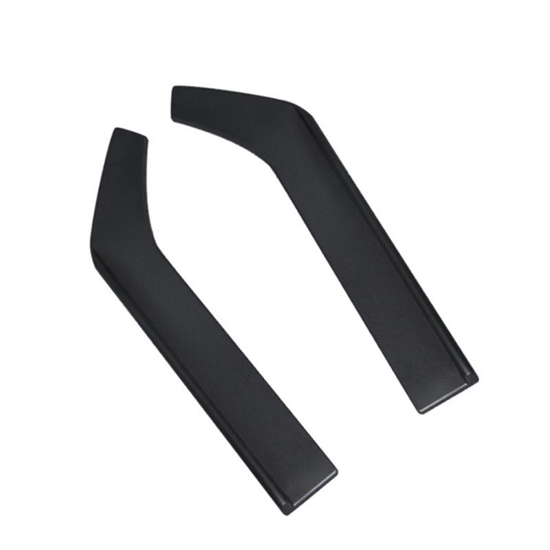 New 2Pcs Black 62cm Car Bumper Spoiler Rear Lip Angle Splitter Diffuser Anti-crash