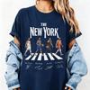 The New York Four Funny Poster Graphic Print T-shirt Men Women Summer New Tee Cotton Comfortable O-Neck Short Sleeved Streetwear Harajuku Fashion Top