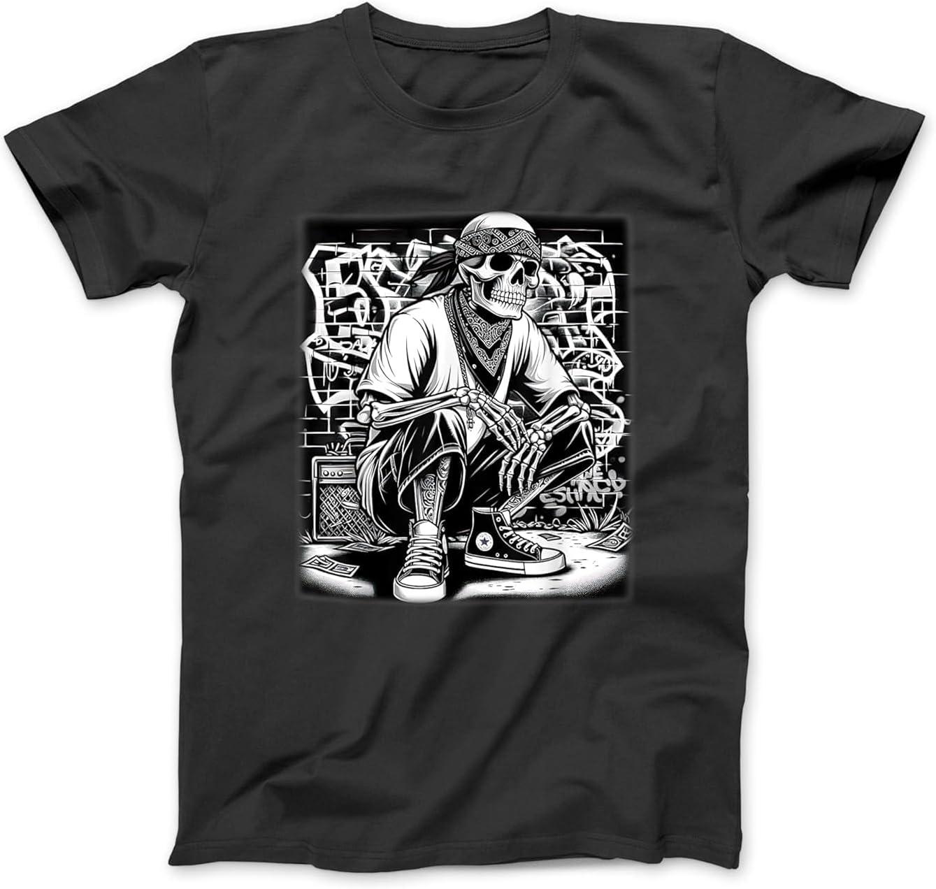 Mexican Gangster Shirt Cool Cholo Chicano Skeleton Con Safos T-Shirt OCT Men Women, Unisex Longsleeve Tanktop Hoodie Black XXXXXL чёрный
