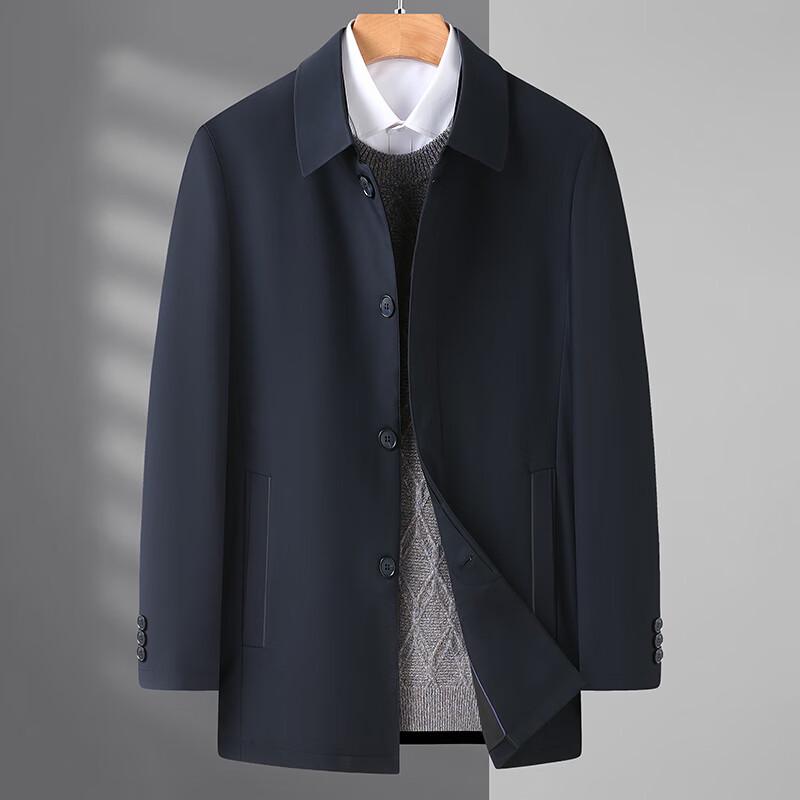 Мужской тренч большого размера Dibinze в стиле business casual 210