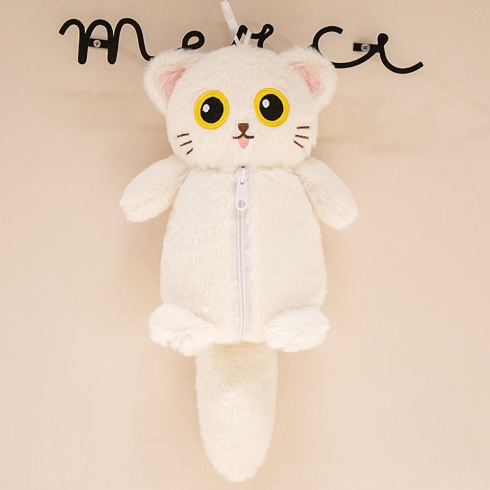 Large Capacity Kitty Stationery Bag Cat Cartoon panda Pencil Case Students Office