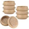 Chair Foot Cover 2/4/6/8 PCS Diagonal Leg Floor Protectors Wooden Circles Felt Pads Furniture Table Feet Protect Floors