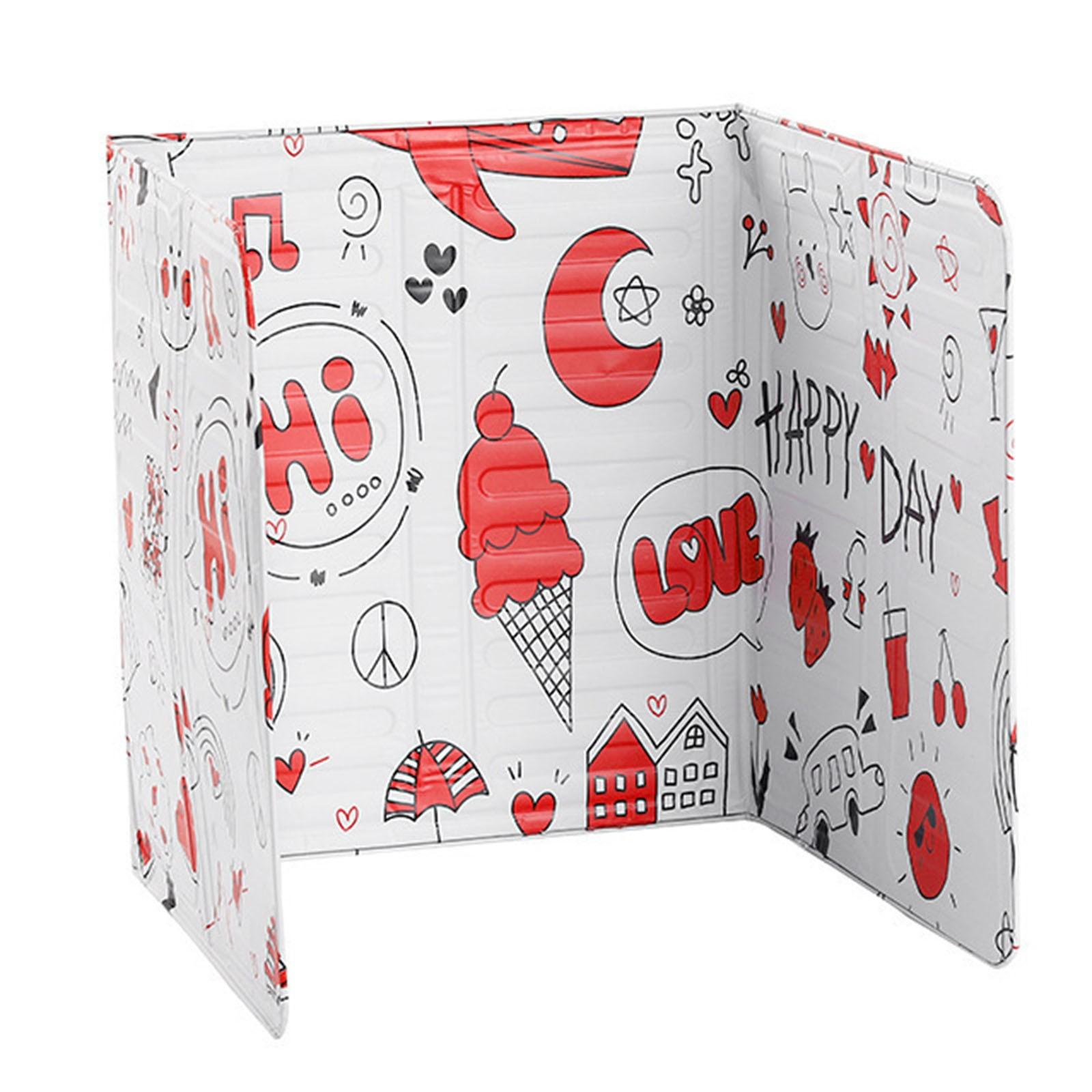 

Складаний кухонний екран/кришка від бризок олії для приготування їжі, захисний екран для плити C