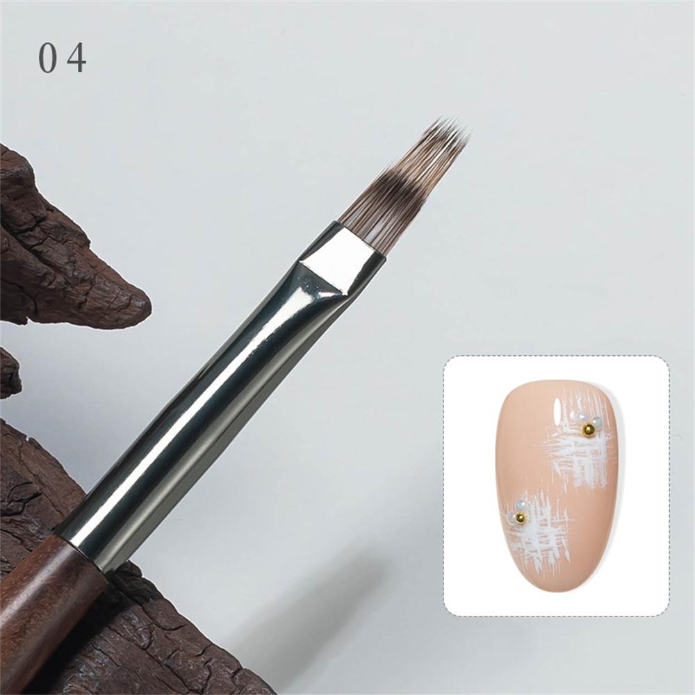 1pc Nail Brushes Wooden Handle Nail Gel Brush Manicure Supplies Tools Accessorie Nail Painting Brush DIY Manicure Tools