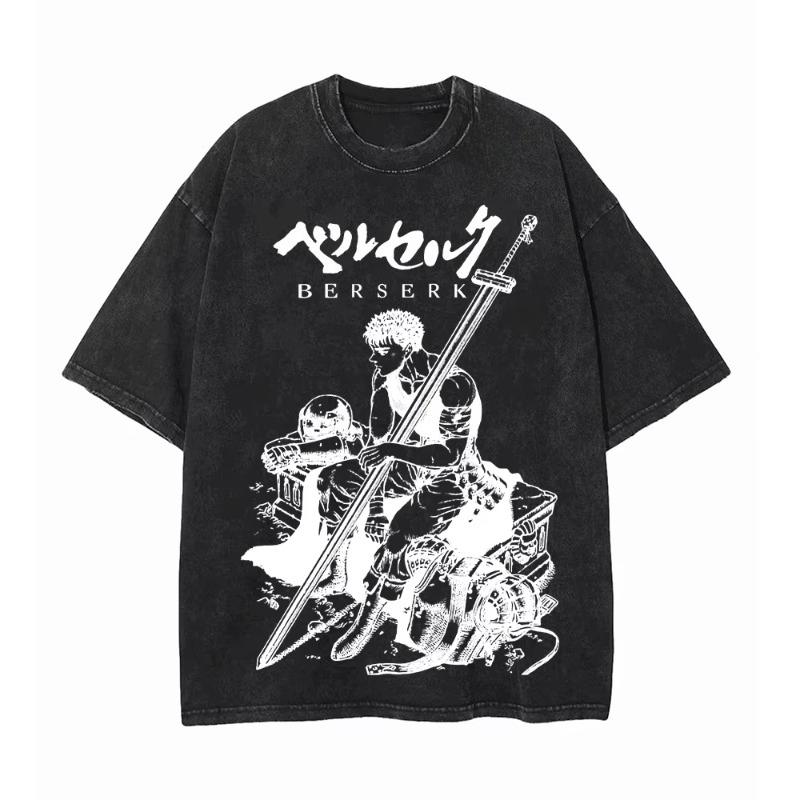 

Мужские футболки с аниме-принтом, готические, харадзюку, повседневные футболки, мужские летние ретро-модные топы, футболки высокого качества 3XL