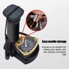 Bike Foot Pump Lightweight Car Foot Pump With Pressure Gauge Portable Bike Tire Compressor For Electric Pickup Automotive Sedan