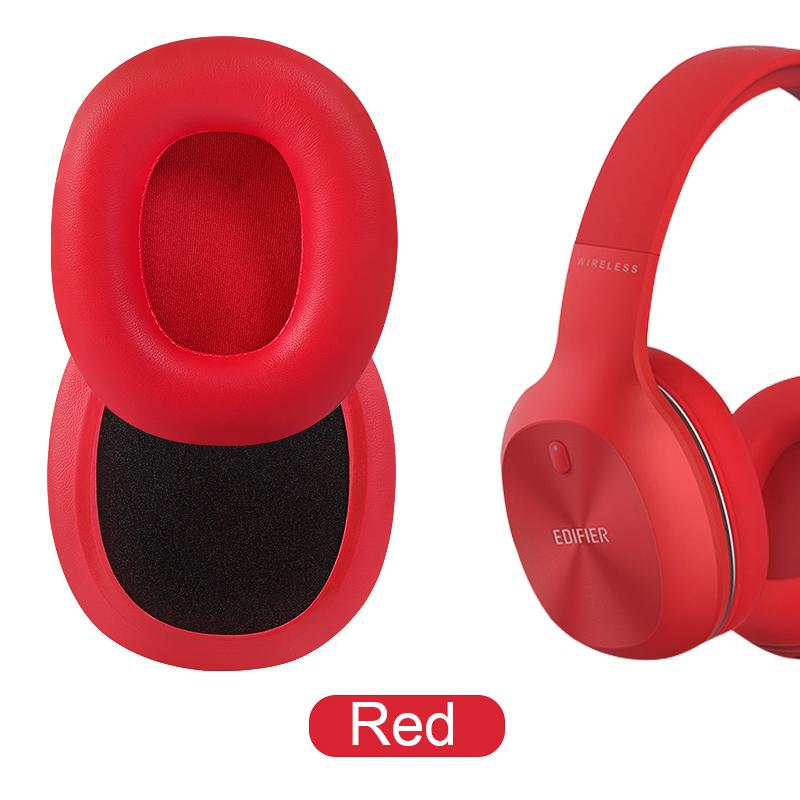 

Replacement Ear Pads Earpads Foam Cushions Cover Cases for Edifie W800BT W808BT K800 K830 K815P K841P G1 G20 Headphone Headset красный