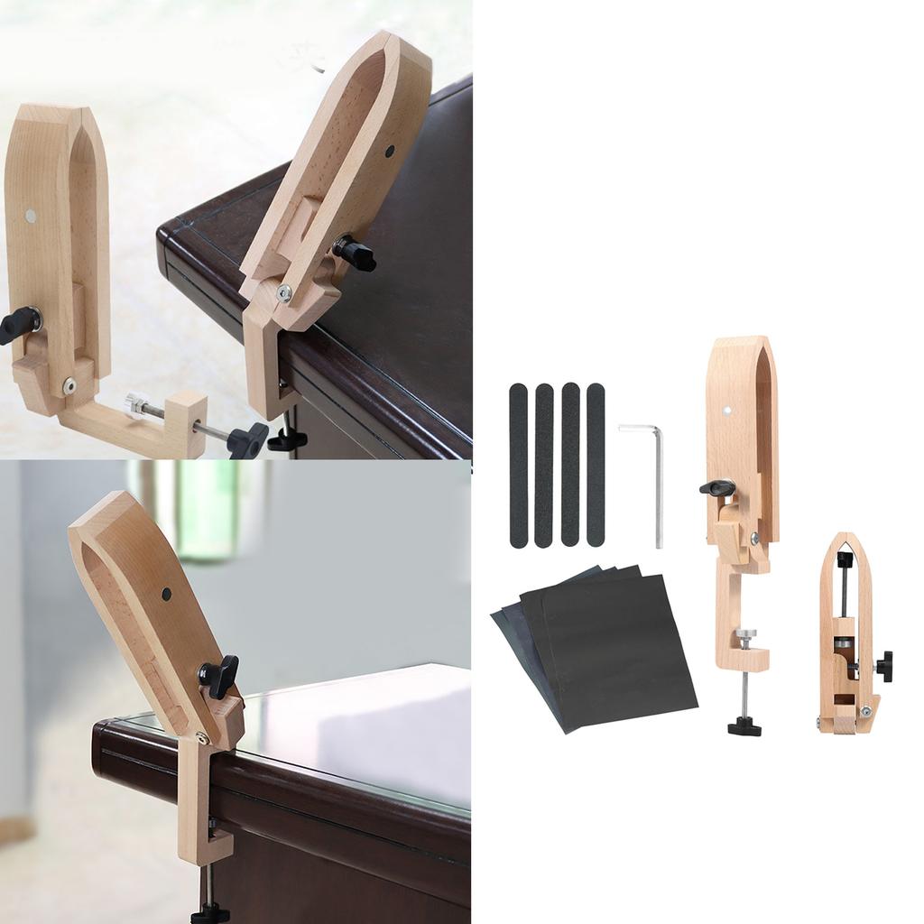 Kožený poník na stůl Stolní poník Koňská svorka Nastavitelný Šicí poník na kůži Snadné použití pro ruční kožedělné šití