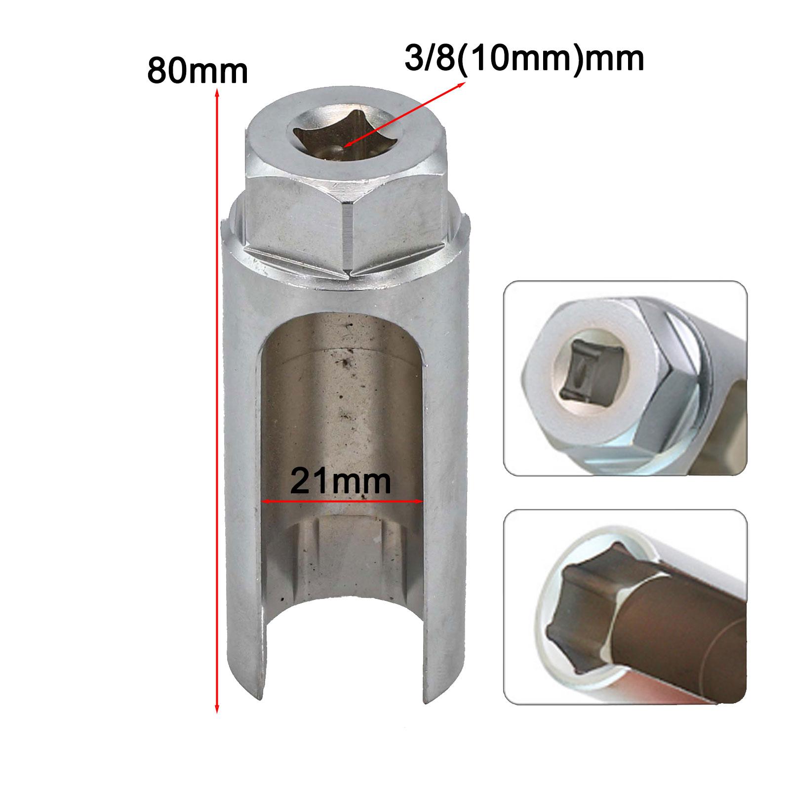 

Car Maintenance 22mm Sensor Tool 22mm Socket Wrench For Cars 3 8 Drive Tool Effortless Removal High Torque Application