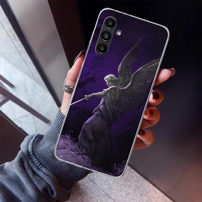 Archangel Michael Phone Case For Samsung Galaxy A17 A57 A37 A16 A26 A36 A56 A15 A25 A35 A55 A14 A13 A54 A53 A34 A24 A33 A23 Gala