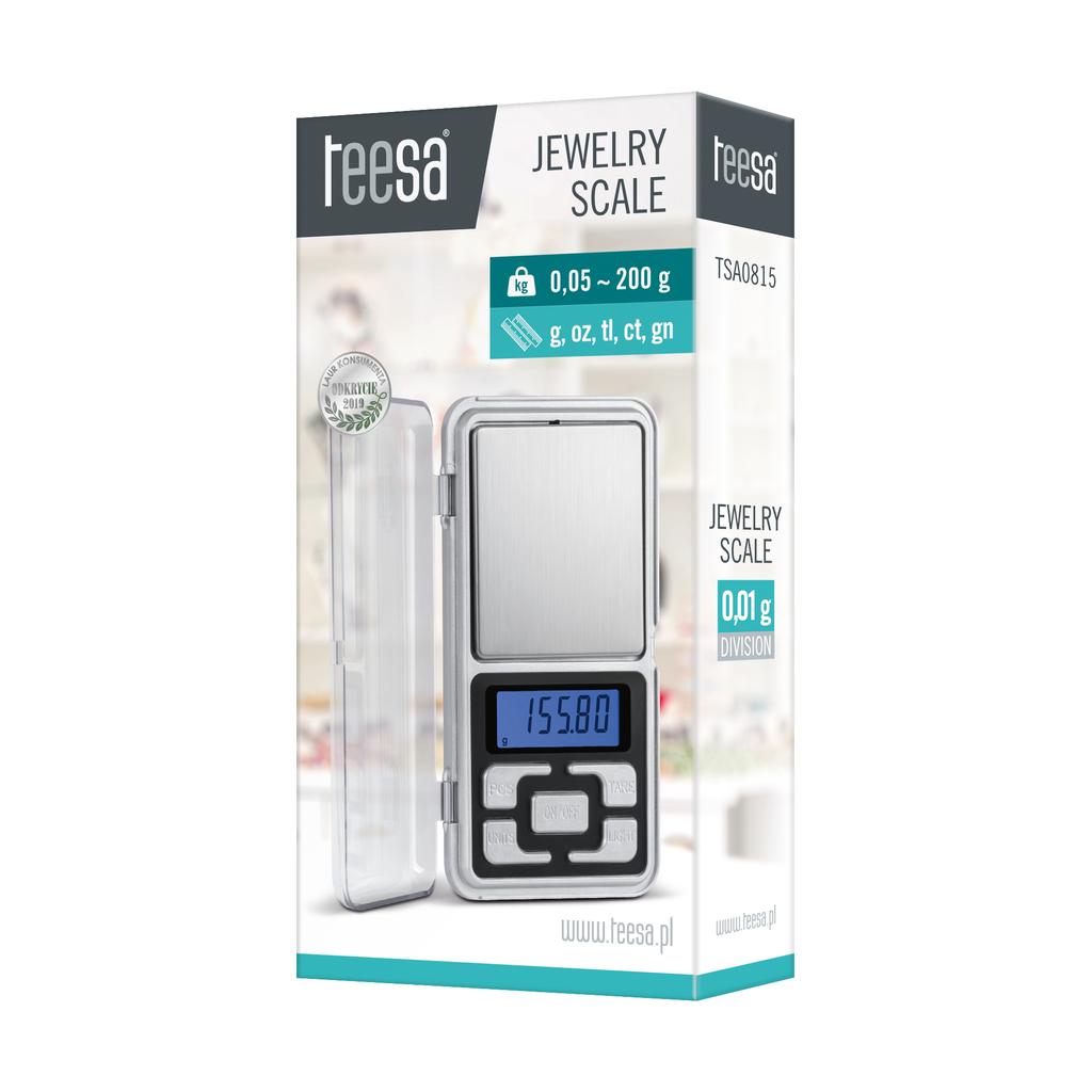 Teesa Jewelry Scale 0.01g PRECISE KITCHEN HOME ILLUMINATED