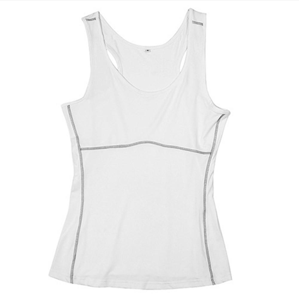 Yoga Fitness Vest Strap Women Exercise T-shirt Sport Slim Base Tops Quick Dry Solid Color Blouses