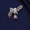 Waterdrop Wheat Brooches For Women Beautiful Flowers Plants Party Office Brooch Clothes Backpack Pins Gifts