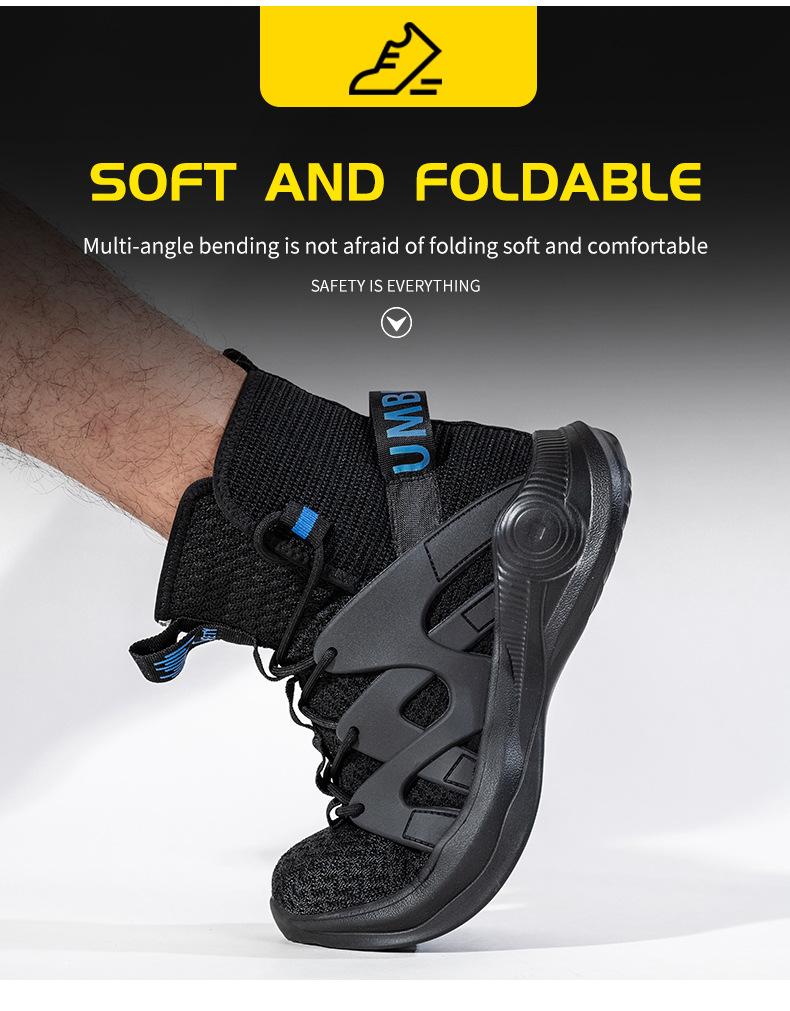 Pracovní bezpečnostní boty pro muže proti propíchnutí proti rozbití bezpečnostní obuv pro muže do práce protiskluzové pracovní tenisky zimní pracovní obuv