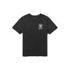 T-Shirts Herren Schwarz Rundhals Mittlere Normale Passform VN0A48B2BLK