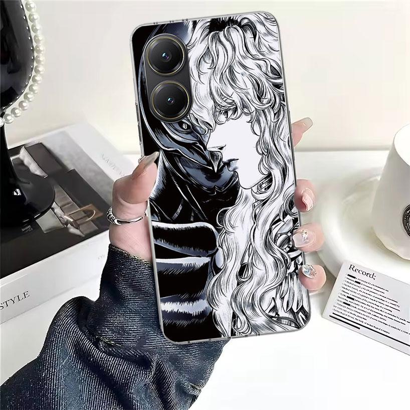 Black White G-Guts B-Berserks For Xiaomi Poco X7 X6 X5 F7 Ultra F6 F5 Pro Phone Case X4 Nfc F4 Gt F3 M6 M5S M5 M4 M3 Fundas Cove