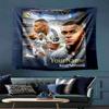 Mbappe Custom Your Name Wall Decor Tapestry Art For Pet Memorial Birthday Wedding Party Backdrop Family Gift