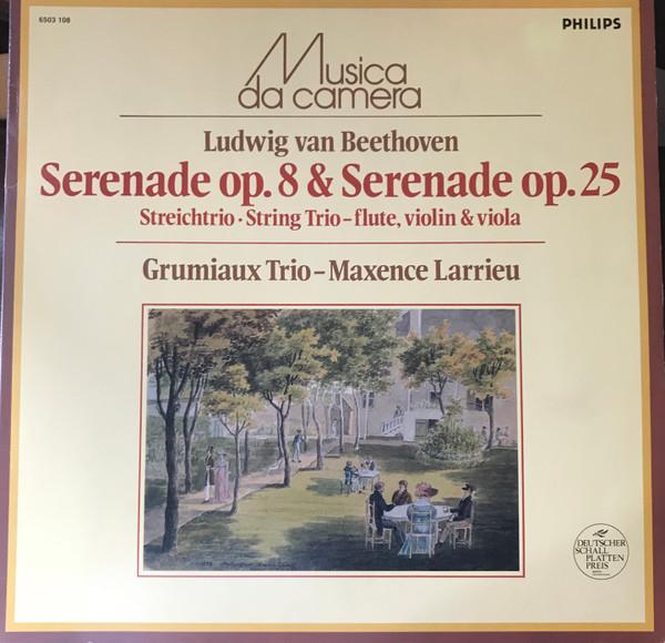 

LP Record LUDWIG VAN BEETHOVEN GRUMIAUX TRI Serenade Op.8 Serenade Op.25 6503108 Philips 1984 Netherland Classical Used