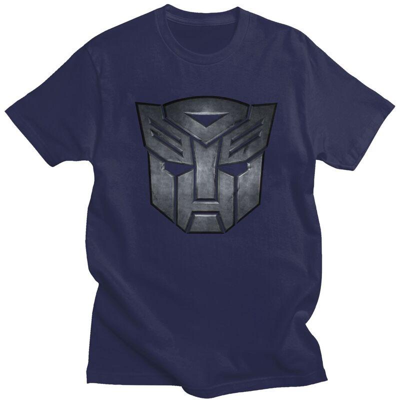 Custom Fashion Cartoon Autobot Transformers Car T Shirts Men Tshirts Casual Tee 100 Cotton Oversized Tshirts Merch