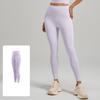 Leggings da donna a vita bassa aderenti a nove punti, pantaloni casual da yoga con sollevamento fianchi