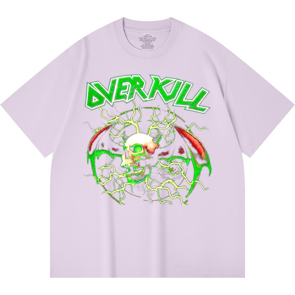 230 g/m² 100% Bavlna T-shirt Heavy Metal Rocková Kapela Tisk Populární Hudby Unisex Těžký Bavlněný T-shirt
