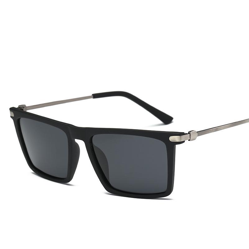 Trendy Square Polarized Korean Style Couple Sunglasses 8823 for Men