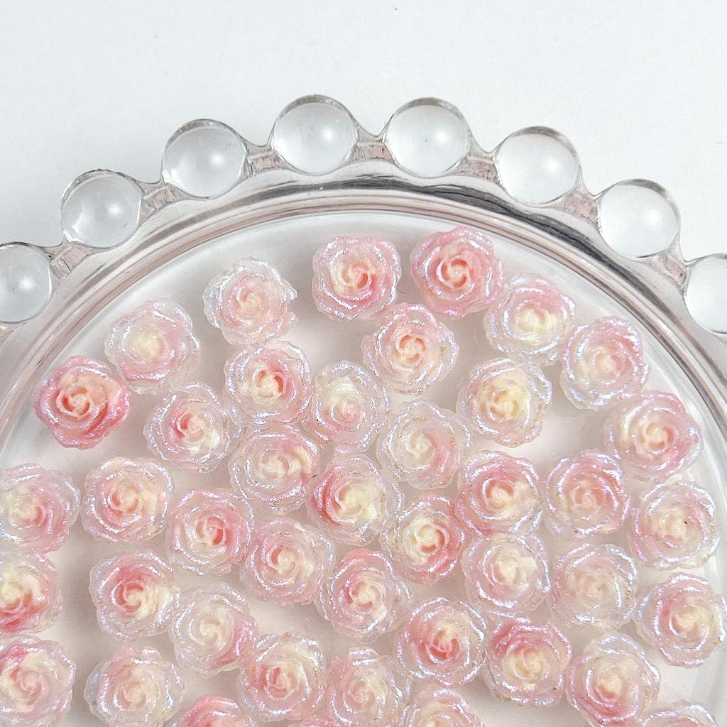 Hot-Selling Floral Color Nail Art Kit Luminous Resin Spring Fresh Nail Art Accessories