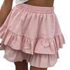 The New Spring and Summer Women's Wear Features A Solid Color High-waisted Lace Design A Sexy Cake Skirt and Skirt Pants