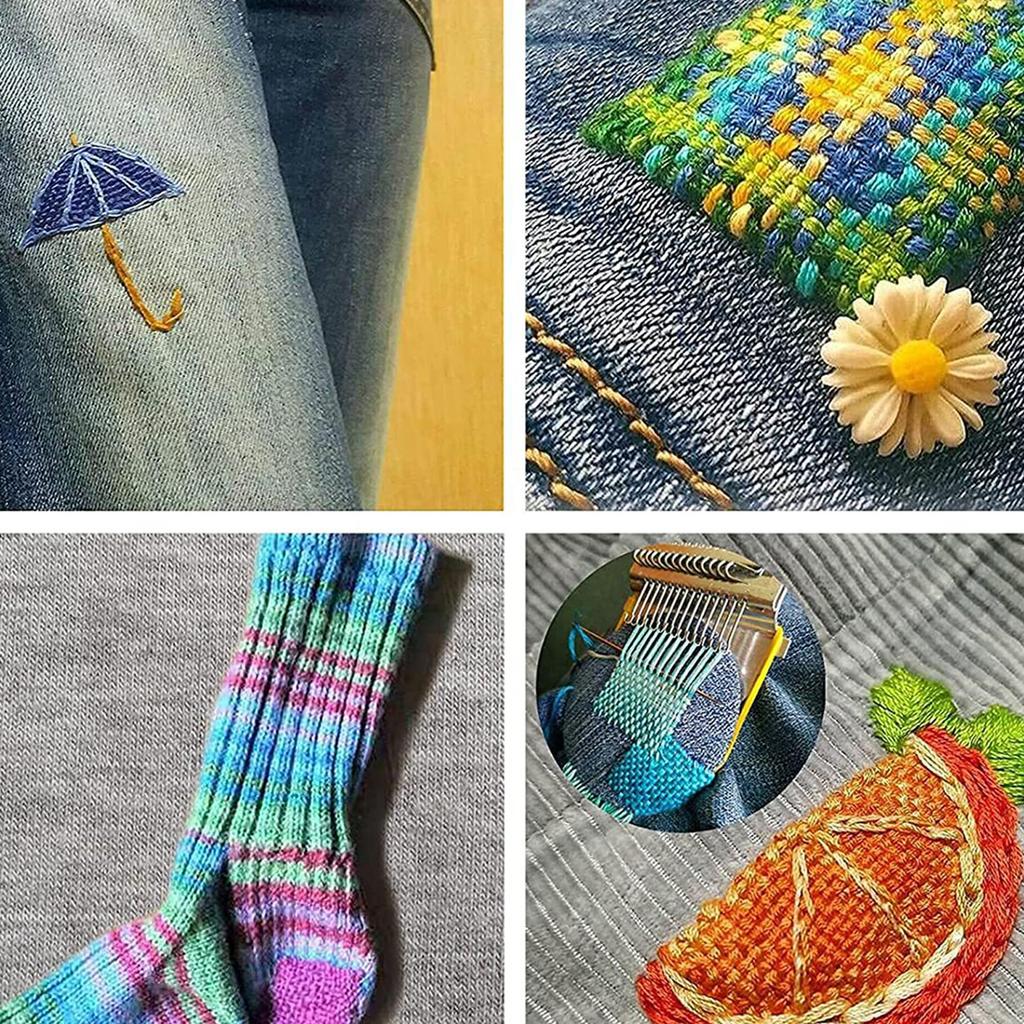 Mini Knitting Looms Traditional Wooden Weaving Machine Convenient To Use Manual Knitting Toy Suitable for Creative Sewing Gift