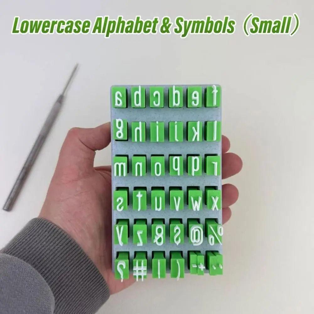 Embossing Alphabet Clay Seal Uppercase Letter Plastic Alphabet Stamps  Craft Supplies