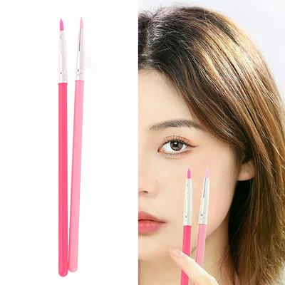 Silikon Concealer Pinsel Augen Make-up Hilfspinsel Eyeliner Pinsel Lidschatten Augenbrauen Details Nagellackierwerkzeuge Nail Art Pinsel