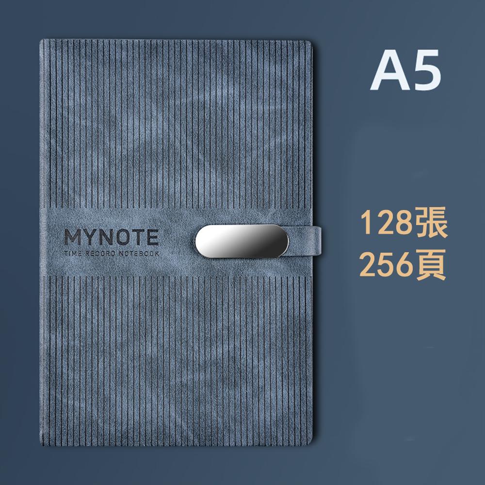 (Logo Can Be Engraved) A5 Buckle Business Leather Notebook, Student Notepad, Meeting Minutes, Diary, Subject Notebook