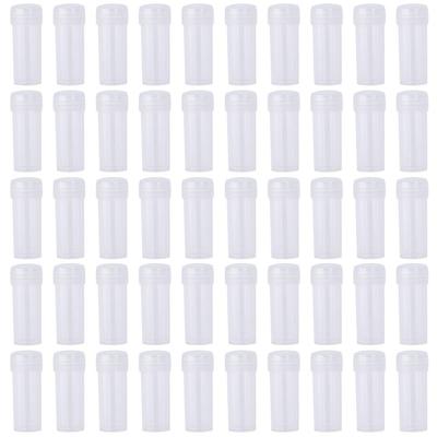 50 SZTUK Mini Plastikowe Fiolki z Nakrętkami Plastikowy Pojemnik do Przechowywania Fiolki Próbki Małe Butelki Małe Przedmioty