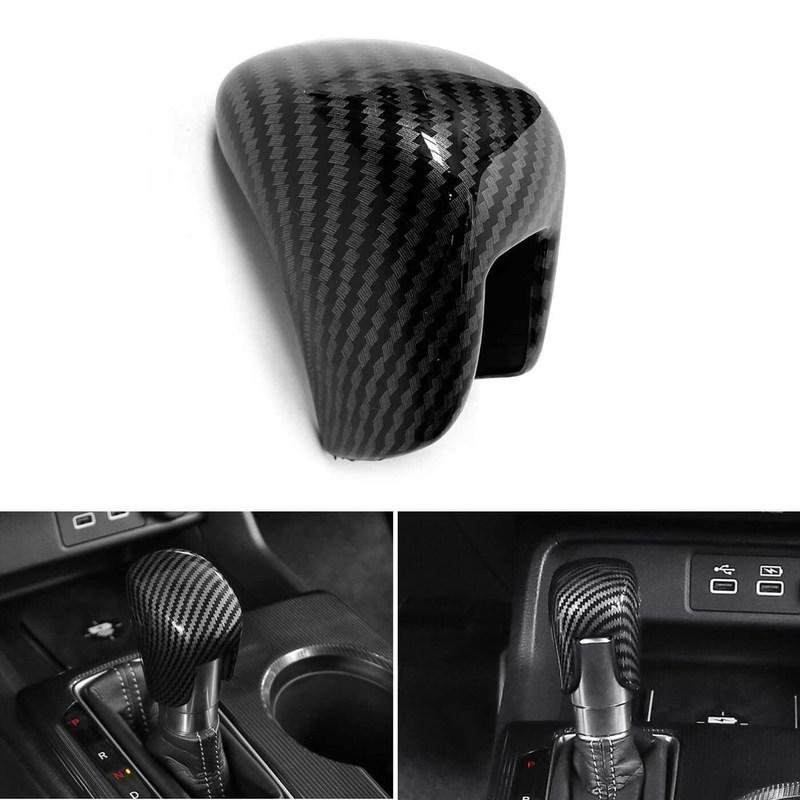 AA92-Carbon Fiber ABS Gear Shift Knob Cover Trim Fit For Honda Civic 11Th  - For Accord 2018-