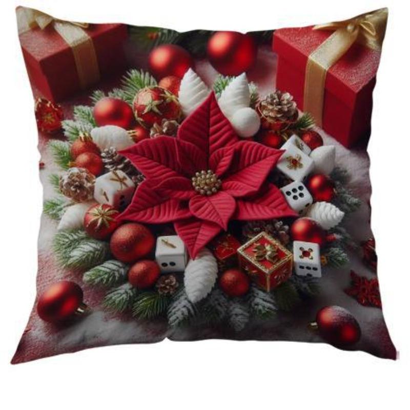 

Новые Рождественские наволочки для гостиной с принтом, Декоративные наволочки, Скандинавские Рождественские наволочки 45*45cm