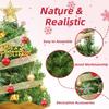 60 CM Christmas Tree for Home Decor with Full Set Decorative Items, Premium Mini Xmas Trees for Christmas