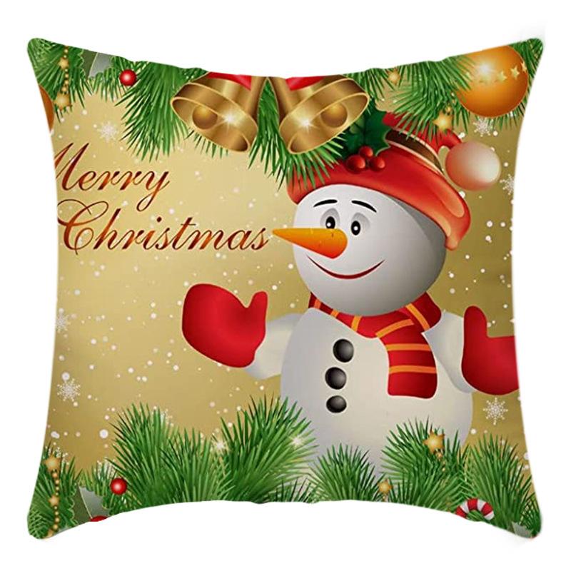 Weihnachts-Überwurf-Kissenbezug Heimdeko Weihnachtsgeschenk Kissen Sofakissenbezug Kissenbezug