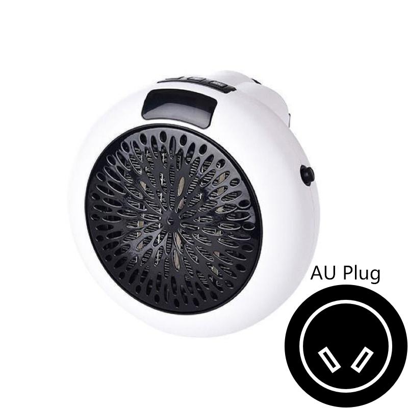 Portable 220v Mini Space Heater Wall-mounted Adjustable Constant Temperature Room Air Heater Timer Set Home Air Heater