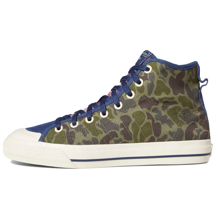 

Кроссовки унисекс adidas Nizza High RF Camo Green Tech-Indigo Cream-White FV0682