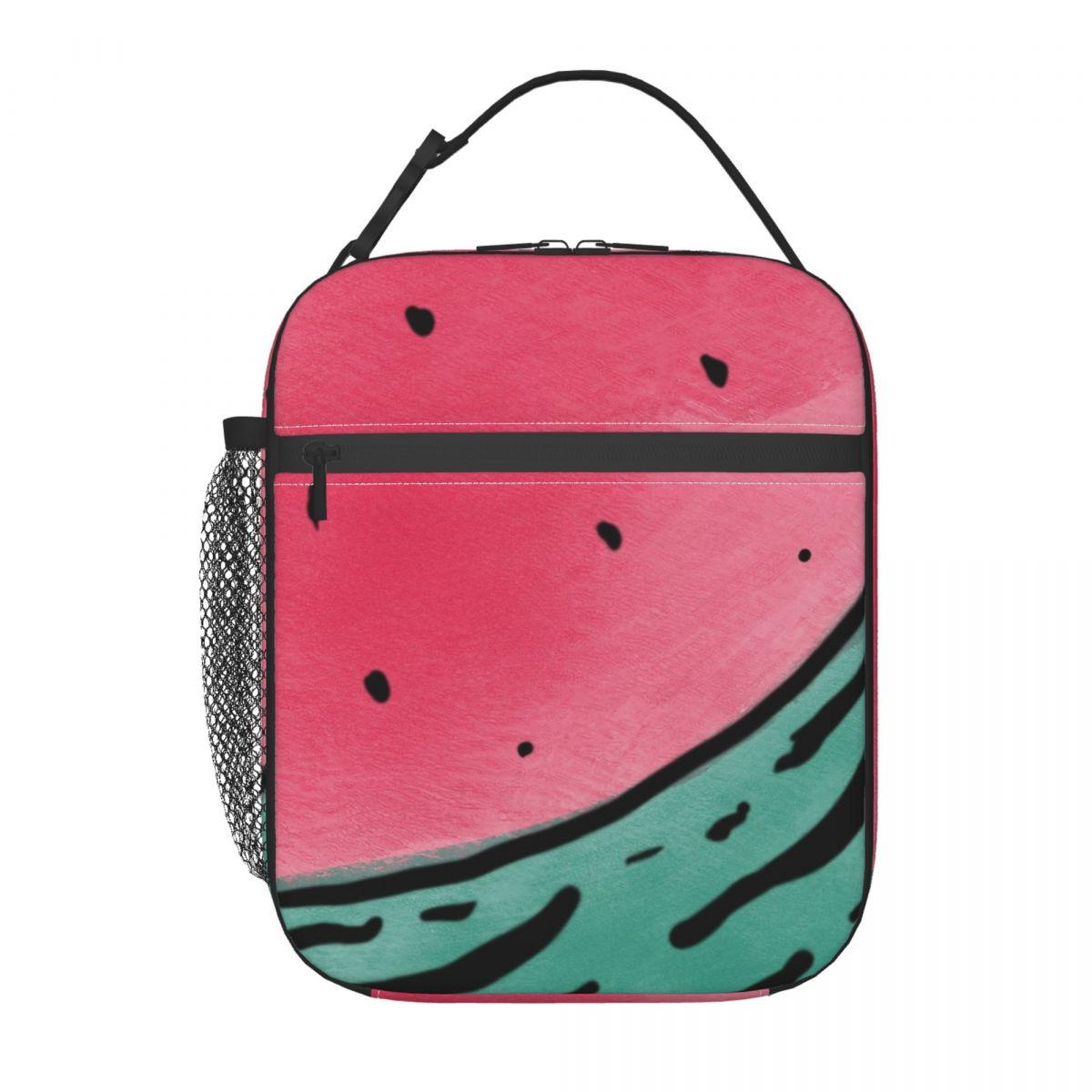 

Summer Fresh Watermelon Fruit Insulated Lunch Bag for Women Office Cooler Thermal Food Box Tote Leakproof Lunch Boxes Container One Size