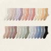 4Pairs Thickened Coral Fleece Socks Winter Mid Tube Socks Women Floor Plush Socks  For Female Men